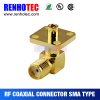 Best Price Flange sma female r/a connector for cable RG59