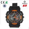 Durable Colorful Plastic / Silicone Men Watch With Chinese Sl68 Movement