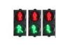 200mm Pedestrian LED Traffic Light R / DG Man CE Approved Dynamic Traffic Light