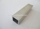 Sliver Seamless Square Polished Aluminum Pipe For Clean Room / Gym Equipment