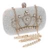 Ladies' Clutch bag Bride bag Purse Slap-up Gentle Party crystals handbags