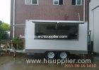 Square Shaped Ice Cream Cart Trailer Catering Van Rental 3.9M Length