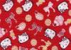 Hello Kitty Seersucker Cloth Fashion Apparel Fabric By The Yard