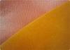 White / Orange Flocked Fabric Velveteen Upholstery Fabric Easy Cleaning