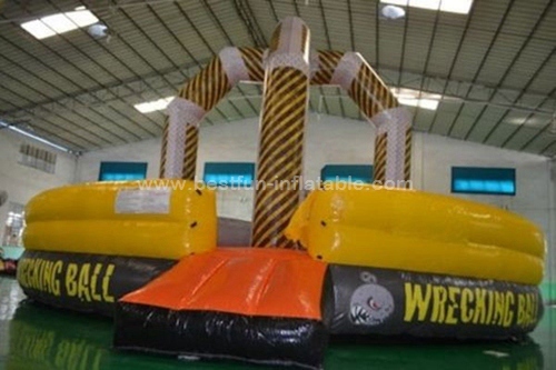 Popular inflatable gladiator joust &wrecking ball games
