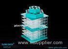 Custom Acrylic Cosmetic Display 2 Tierd Lipstick Holder For Home Decorative