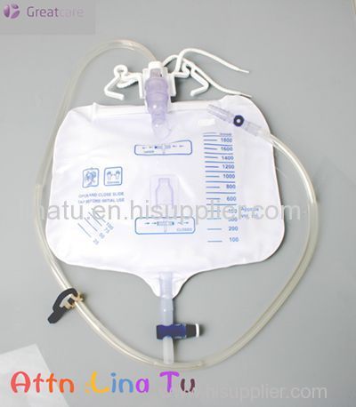 Disposable& medical urinary system / Urine Bag/ urine meter/ PVC adult Urine Collection Bag /Urine collecting bag