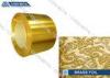 H63 - C27200 - CuZn37 Metal Alloy Foils Of Copper And Zinc With Size 0.01mm * 600mm