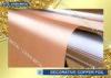 Electric Spring Decorative Copper Foil With Maximum Width 400mm In Roll Size