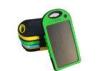 Customized 5000mah Portable Solar Power Banks Flashlignt Polymer Battery Charger