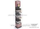 Custom Wooden Retail Pop Displays Shelf Floor Stand / Wine Pop Display Holder