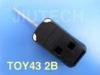 toyota camry flip remote key shell 2B