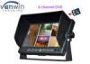 4CH Car 7 TFT LCD Monitor DVR recording Quad Image With 32G SD Card
