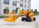 10M Electric Powered Articulated Hydraulic Boom Lift With 200KG Lifting Capacity Trojan Battery