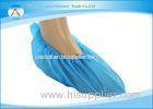Clean Room Disposable White / Blue No-clean PVC Shoe Cover Apparel Accessory