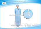Industrial Waterproof Blue / Transparent PVC Apron Apparels Accessories