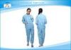 TC Fabric Suit Dustproof Cleanroom Jumpsuit White / Blue / Yellow