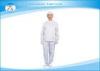 White Color Antistatic ESD Cleanroom Apparel Jackets and Trousers