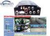 Network HDD Storage Bus Mobile DVR Recorder Anti Vibration 4 CH
