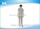 Hospital Isolation Workwear Waterproof Disposable Non Woven Coverall With Hood