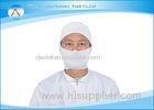 Anti-static Fabric Apparels Accessories Custom ESD Cap Yellow / White