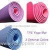 Professional Organic TPE / PVC Foam Folding Yoga Mat 3mm To 8mm Thickness