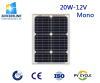 20W 12V Monocrystalline Solar Panel