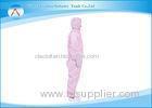 Pink Cleanroom Dustfree Unisex Antistatic Coat ESD safety Clothes