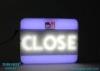 Vertical Decorative Custom Neon Business Signs / Programmable Led Resin Sign