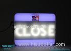 Vertical Decorative Custom Neon Business Signs / Programmable Led Resin Sign