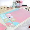 Monogrammed Colorful Desk Protector Pad Custom Printed Table Mat