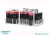 Clear Counter Top Acrylic Lipstick Tower / 24 Lipstick Acrylic Organizer
