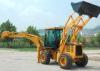 360 Rotating Damping Seat Tractor Backhoe Loader for Municipal Projects / Raod Maintenance