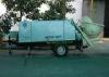 Trailer Type Hydraulic Concrete Pump For Foamed Cement / Fine Aggregate Concrete