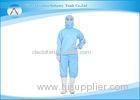 Womens Anti-static Blue Cleanroom Clothing jacket and pants workwear