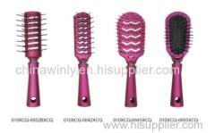 Purple rubber Mini Professional Hair brush