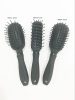 Black color Mini Plastic Professional Hair Brush