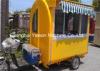 Outdoor Food Kiosk Tricycle Food Cart With Full Kitchen Equipments