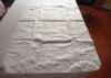 White Organic Waterproof Crib Mattress Cover Needle-Punched