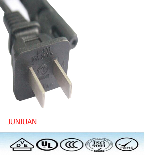 CCC 2 pin 10A power cord
