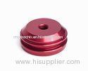 Customized Industrial Aluminum 6061 CNC Turning Services With Red anodized