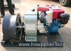 Overhead Transmission Line 5 Ton Diesel Engine Powered Winch With 400 mm Cable Drum