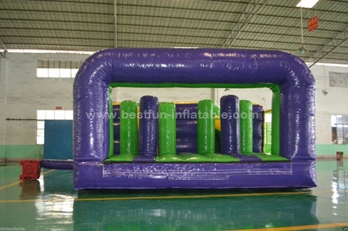 High quality commercial Element Radical Run inflatable Obstacle Course