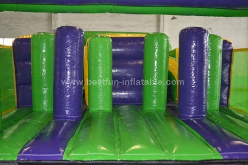 High quality commercial Element Radical Run inflatable Obstacle Course