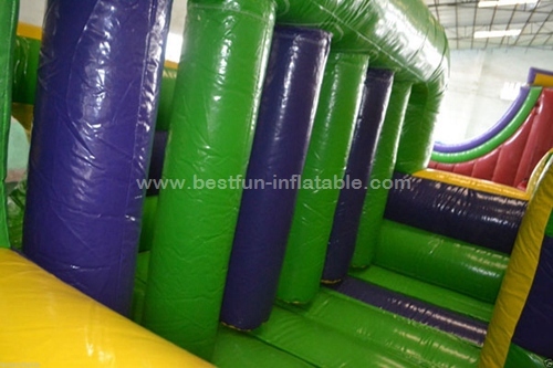 High quality commercial Element Radical Run inflatable Obstacle Course