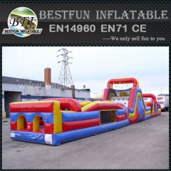 Specially designed giant inflatable obstacle course