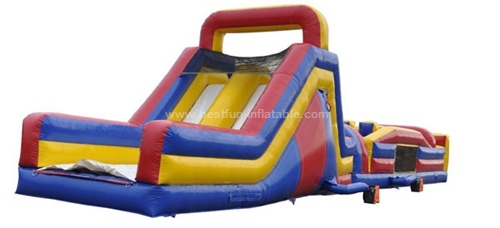 Specially designed giant inflatable obstacle course