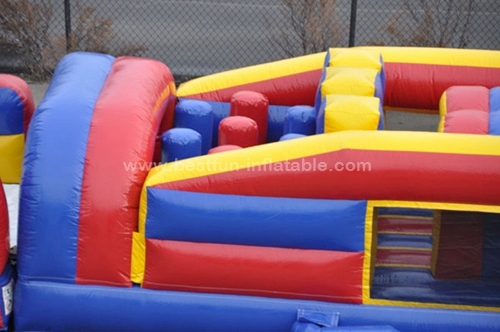 Specially designed giant inflatable obstacle course