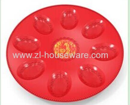 Plastic egg tray egg holder egg storage in round shape Kitchenware tools