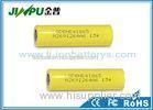 Yellow 2500Mah 18650 Rechargeable Li - Ion Battery Cell Safety